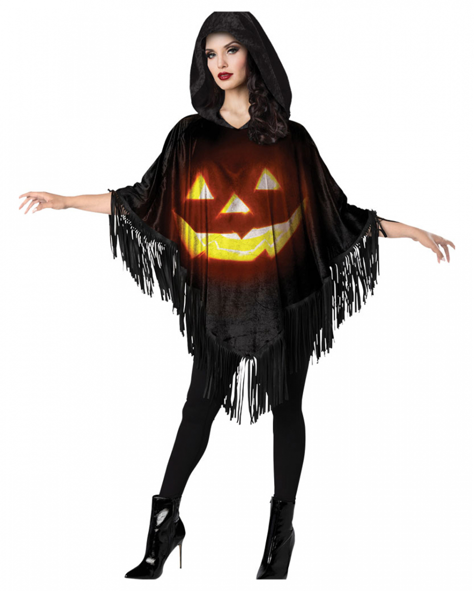 Jack O'Lantern Halloween Poncho bestellen ? von Karneval Universe