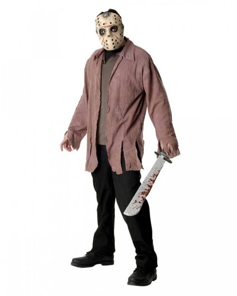 Jason Voorhees Maske & Jason Shirt Halloween Kostümzubehör von Karneval Universe