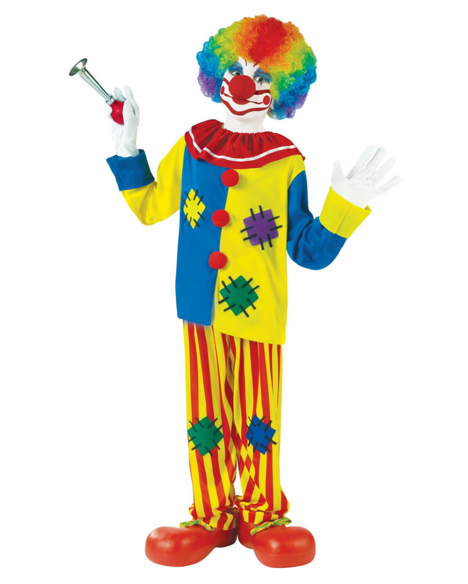 Kinderkostüm Clown Pfiffikus für Fasching & Karneval M von Karneval Universe