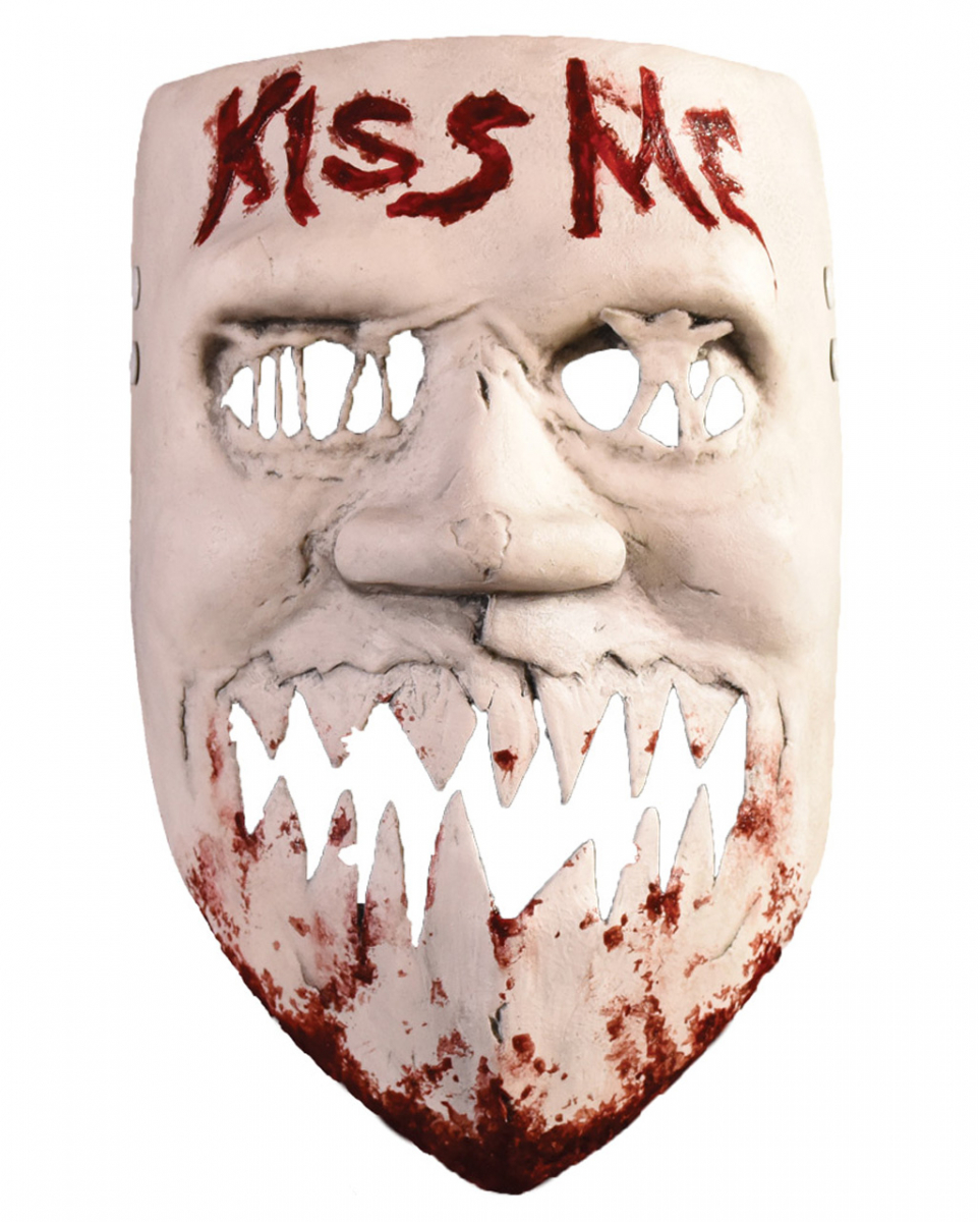 Kiss Me Maske The Purge  Kostüm Zubehör von Karneval Universe