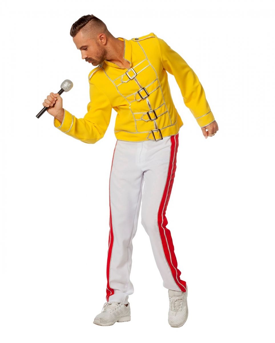 Kostüm King Freddy  80er Popstar Verkleidung L-52 von Karneval Universe