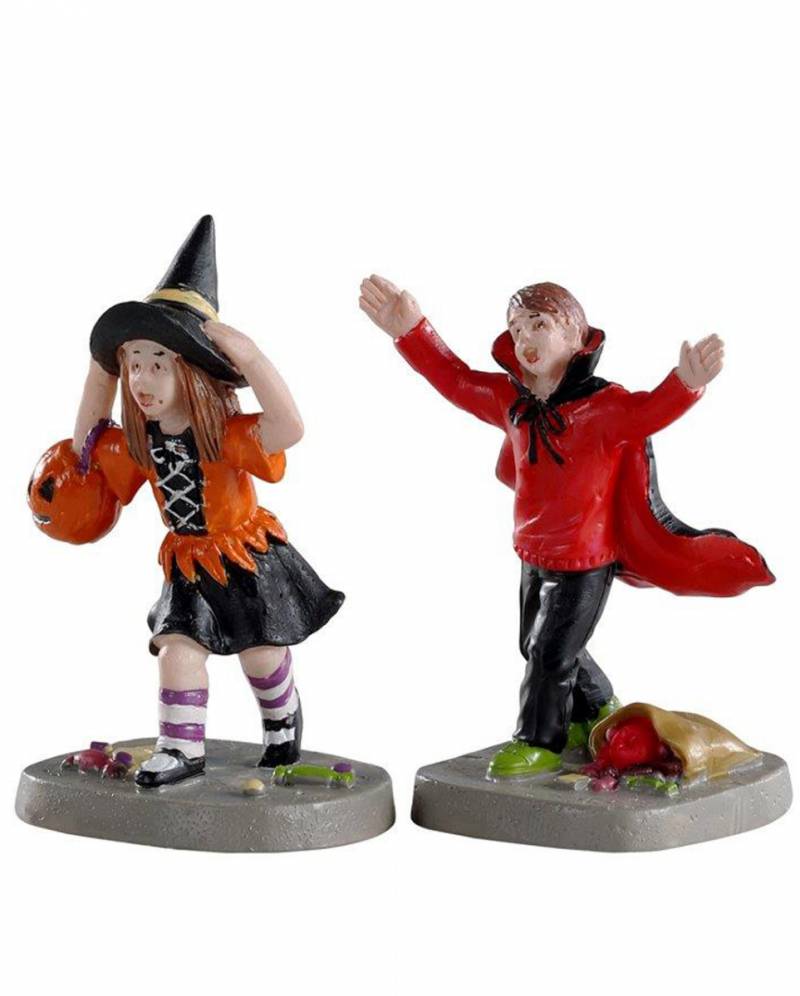 Lemax Spooky Town - Erschrockene Halloween Kids 2er Set ★ von Karneval Universe