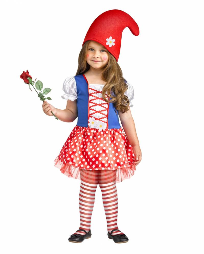 Little Miss Gnome Kinderkostüm für Fasching 2-3 Jahre von Karneval Universe