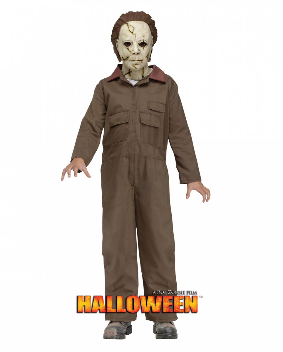 Michael Myers Kinder Kostüm mit Maske HIER kaufen 12-14 Jahre von Karneval Universe