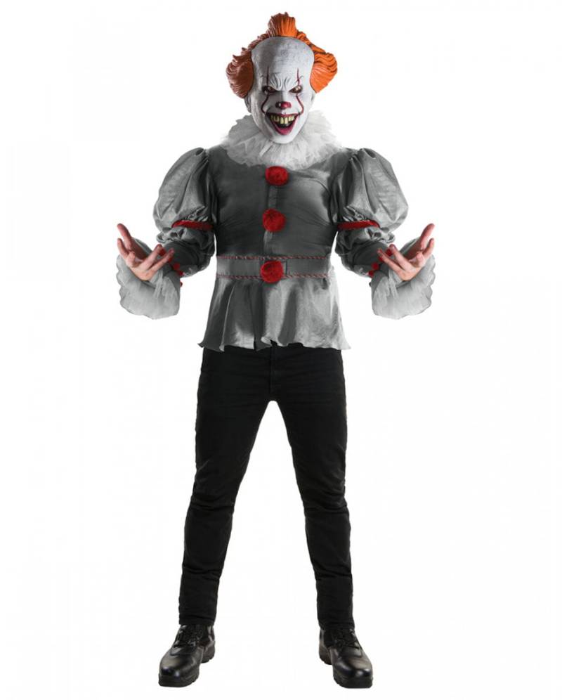 Pennywise ES Kostüm als Horrorclown Verkleidung One Size von Karneval Universe