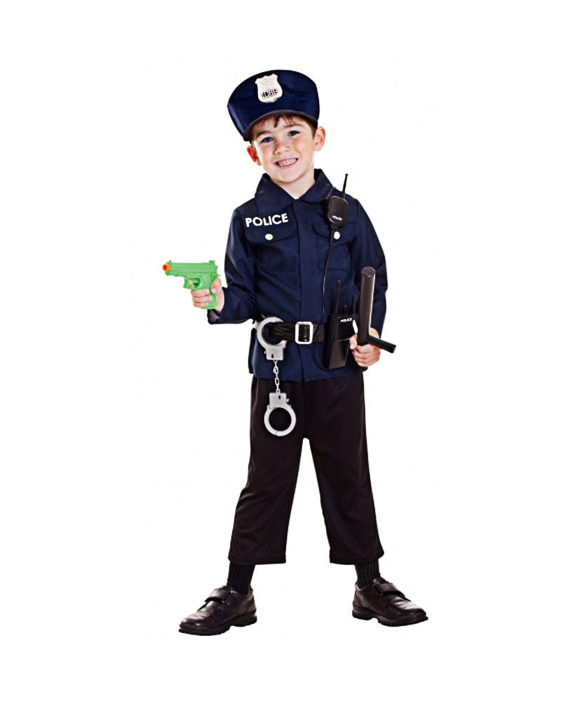 7-tlg. Polizei Kleinkinderkostüm  96-160 cm   Polizei Kinderkostüm von Karneval Universe