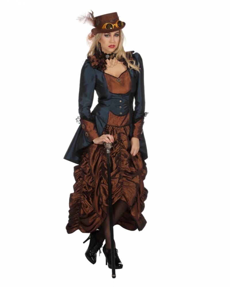 Premium Steampunk Damen Kostüm bestellen 36 von Karneval Universe