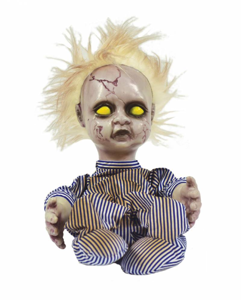 Schreiende & strampelnde Baby Puppe Animatronic ➤ von Karneval Universe