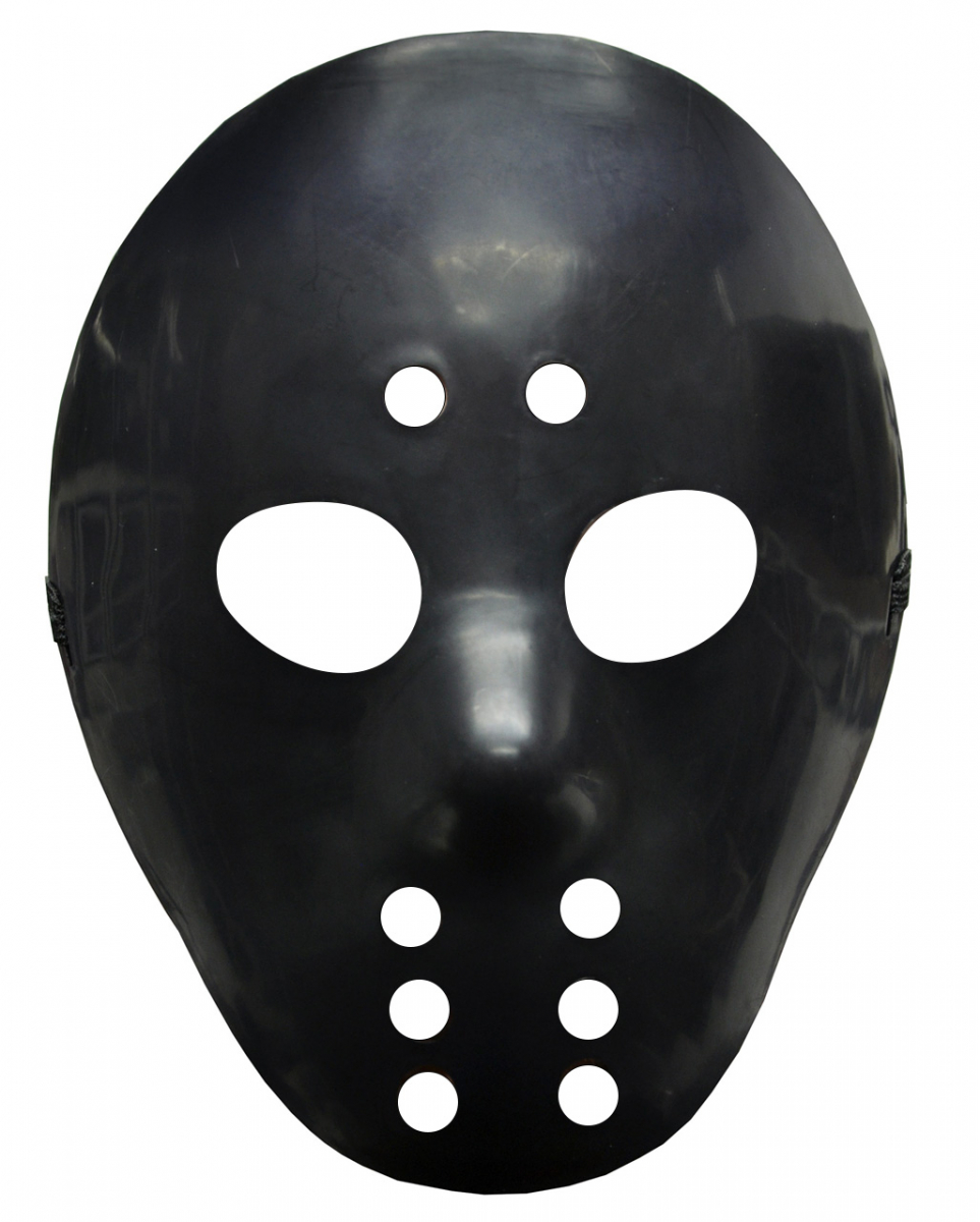 Schwarze Eishockey Maske Jason ➤ Halloween ? von Karneval Universe