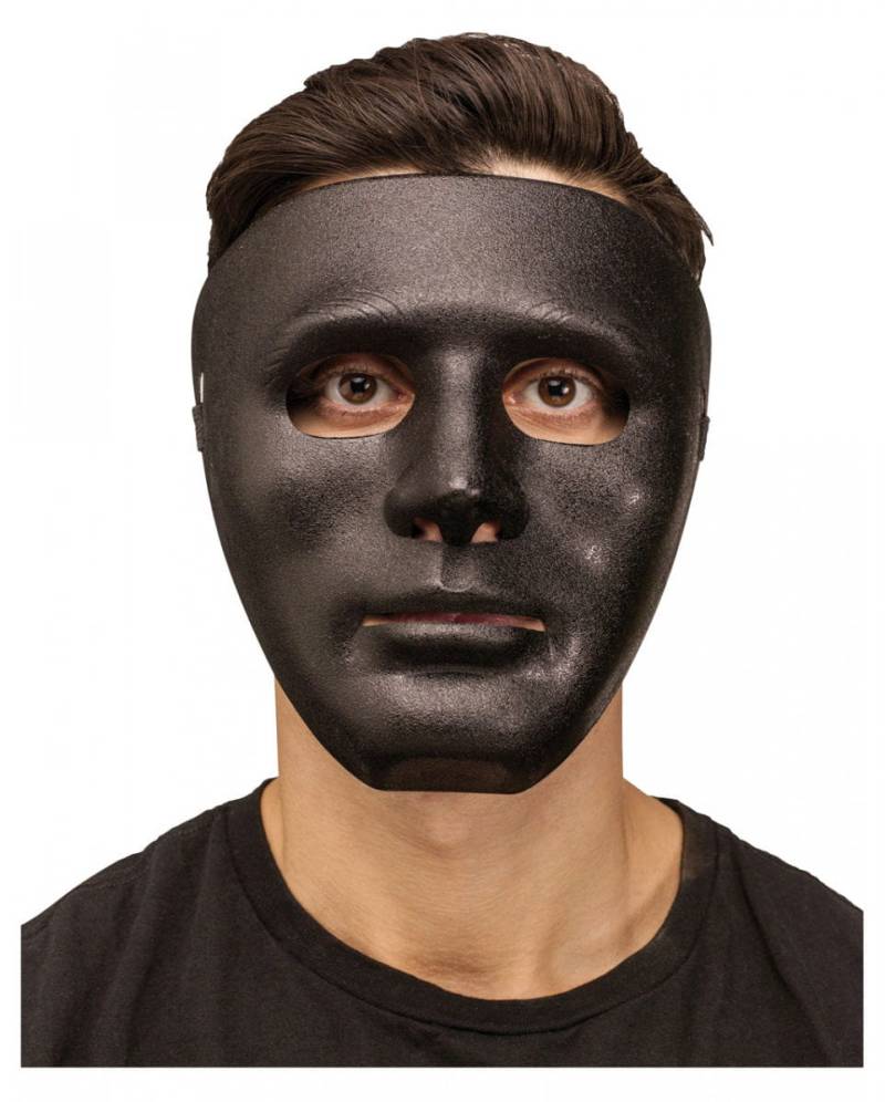 Schwarze Gesichtsmaske Faschings Maske von Karneval Universe