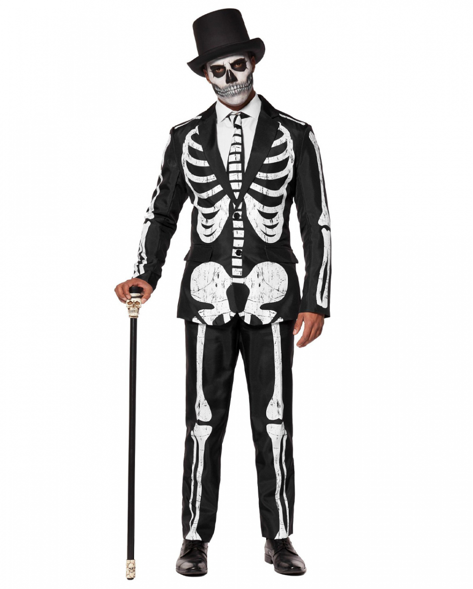 Skeleton Grunge Anzug - Suitmeister für Fasching ✩ XL von Karneval Universe