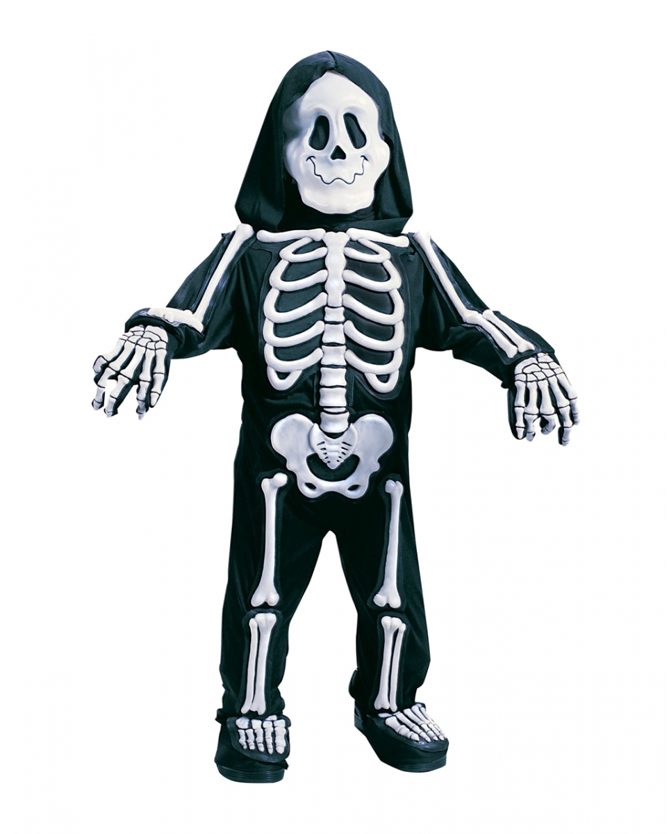 Skelett Onesie für Kleinkinder  Halloween Kostüm L von Karneval Universe