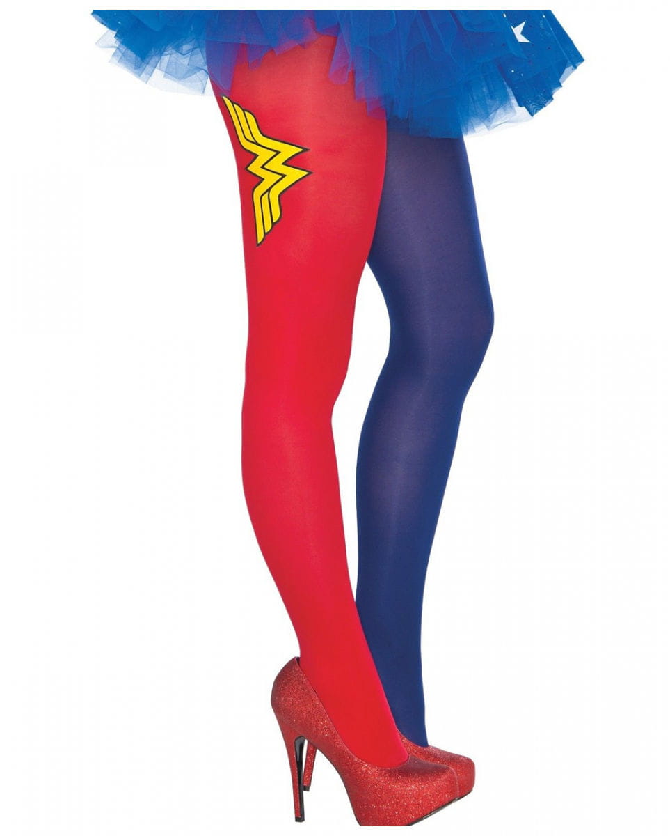 Strumpfhose Wonder Woman  Kostüm-Zubehör von Karneval Universe