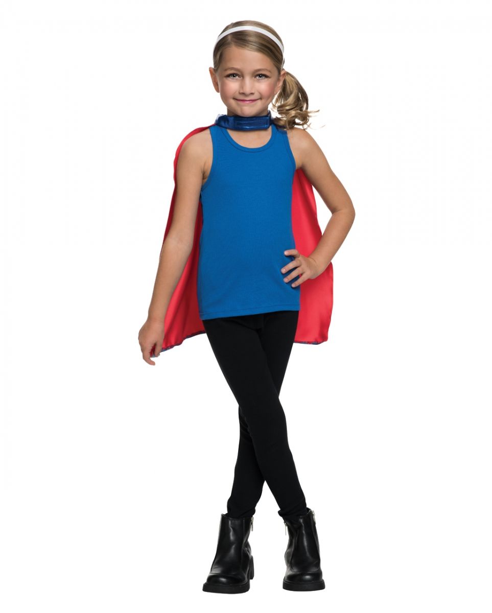 Supergirl Kostümset  Superheldin Kinderkostüm One Size von Karneval Universe