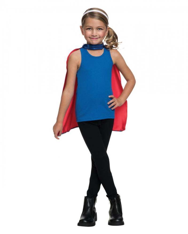 Supergirl Kostümset  Superheldin Kinderkostüm One Size von Karneval Universe