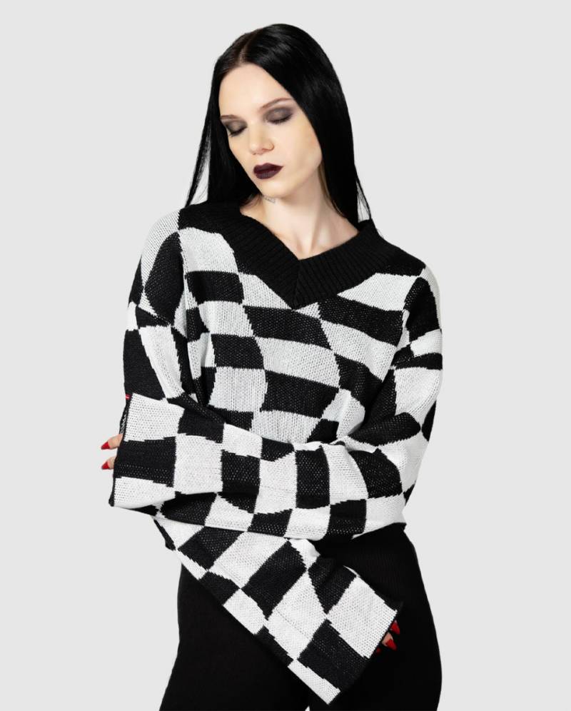 Wicked Games Strick Pullover KILLSTAR  Fashion M von Karneval Universe