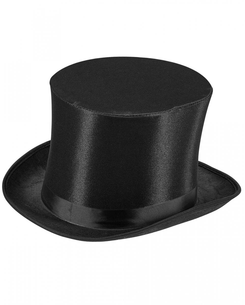 Zylinderhut schwarzer Satin Zylinderhut schwarzer Satin