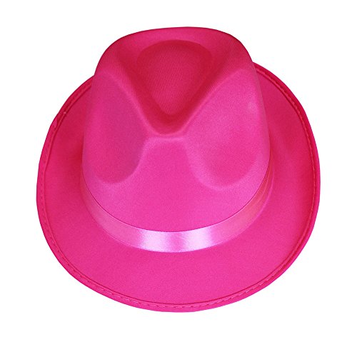 Hut neon, sortierte Farben, Gr. 58 cm, Mottoparty, Partyhut, Karneval (58, pink) von KarnevalsTeufel.de