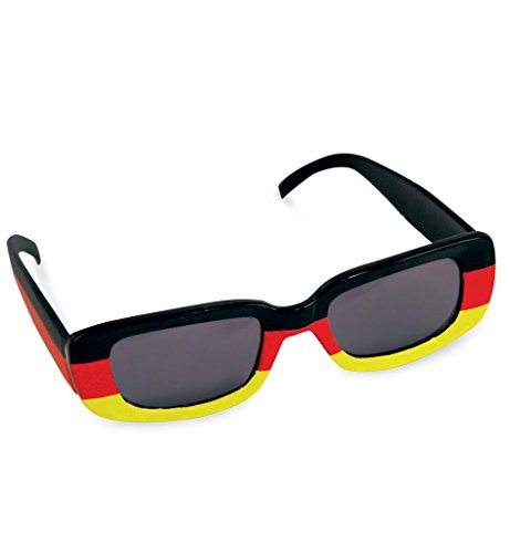 KarnevalsTeufel Brille Fan, Deutschland, Fußball, WM, EM von KarnevalsTeufel.de