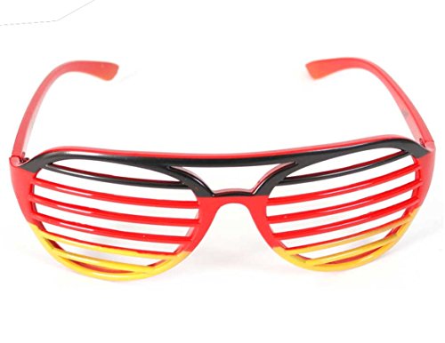 KarnevalsTeufel.de Gitterbrille Fan Deutschland Fanartikel Accessoire von KarnevalsTeufel.de