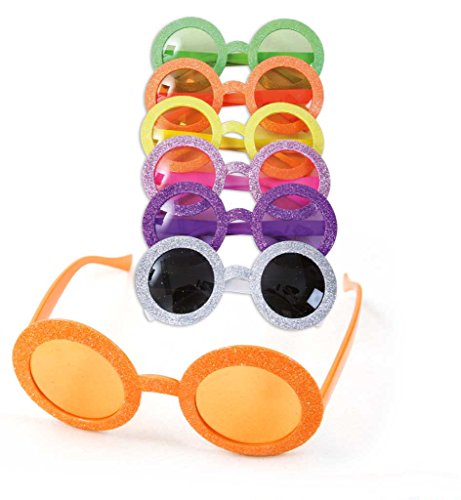 KarnevalsTeufel Glitterbrille, Party, runde Spass-Brille, UV 400 KarnevalsTeufel Glitterbrille, Party, runde Spass-Brille, UV 400 von KarnevalsTeufel.de