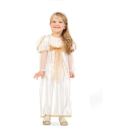 KarnevalsTeufel Kinderkostüm Engel Kleid ohne Flügel Weihnachten Christkind Gr 104-164 (140) von KarnevalsTeufel.de