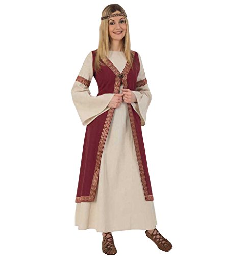 KarnevalsTeufel Kleid Mittelalter Tunika mit weiten Ärmeln (XL) von KarnevalsTeufel.de