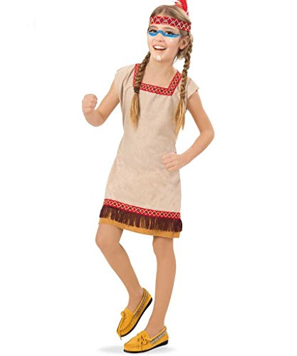 KarnevalsTeufel.de Indianerin-Mädchen Kinder-Kostüm Kleid-Indianerin (104) von KarnevalsTeufel.de