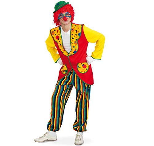 KarnevalsTeufel Anzug-Clown "Coco" 2tlg Kostüm Blazer Hose bunt Karneval Fasching (XXL) von KarnevalsTeufel.de