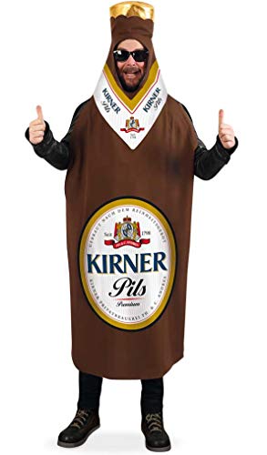 KarnevalsTeufel Kostüm Bierflasche Kirner Pils, Hunsrück, Heimatbier, Stubbi, Partybier, Pulle, Alkohol | Karneval, Mottoparty, Junggesellenabschied von KarnevalsTeufel.de