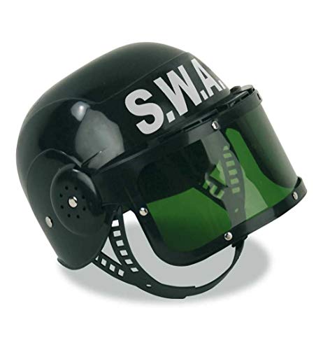 KarnevalsTeufel SWAT-Helm mit Visier Kinder Spielhelm Rollenspiel Einsatzhelm (SWAT-Helm) von KarnevalsTeufel.de