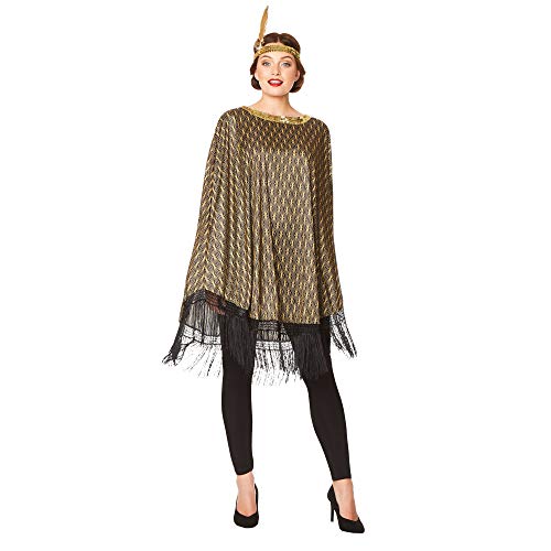 Karnival Costumes 81388 1920er Poncho, Herren, Damen, mehrfarbig von Karnival Costumes