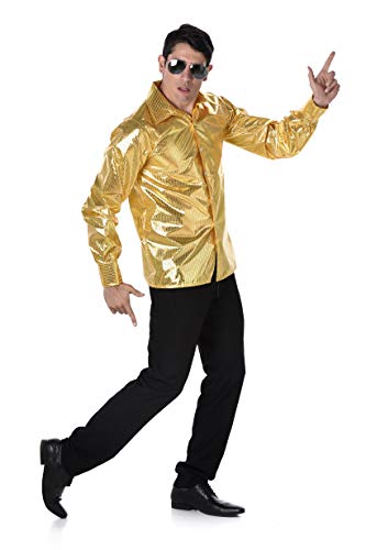 Karnival Costumes 82121 Kostüm, Herren, Gold, XL von Karnival Costumes