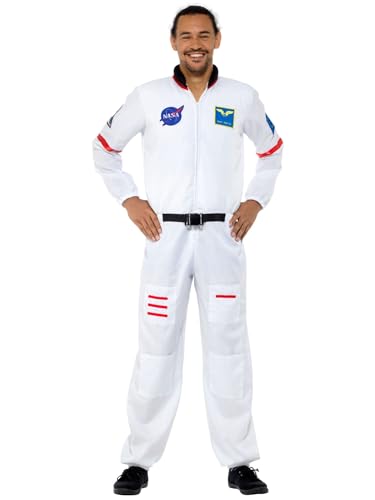 REDSUN - KARNIVAL COSTUMES Astronaut Kostüm Raumfahrer für Herren weiss-bunt - S von Karnival Costumes