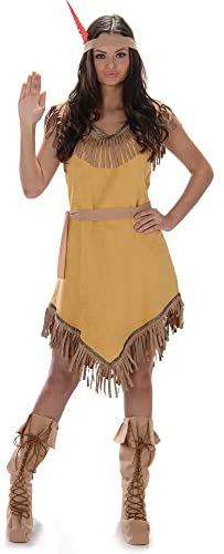 karnivalcostumes 24-81048-03 Kostüme, Mädchen, braun, M von karnivalcostumes