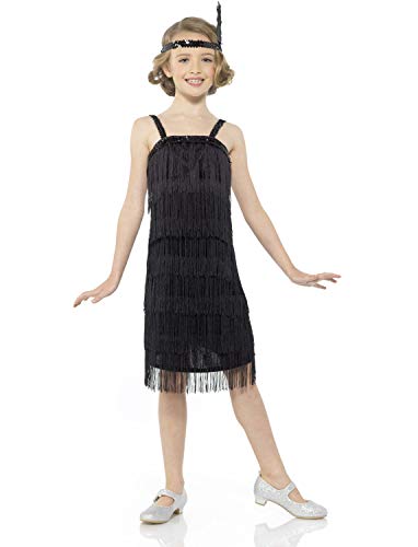 Karnival 83150 schwarzes Kleid und Haarband, für Mädchen von karnivalcostumes