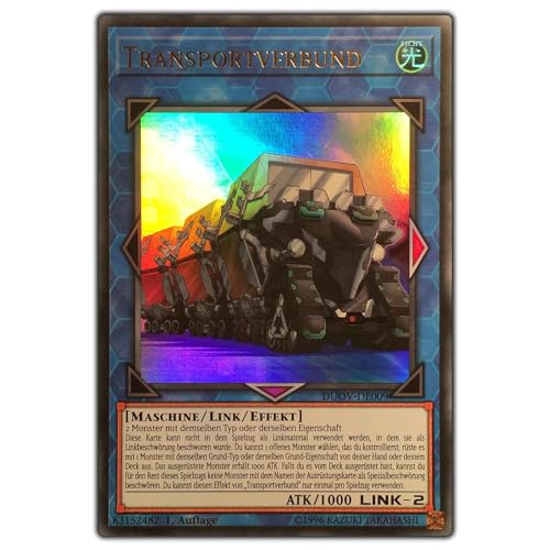 DUOV-DE009 - Transportverbund - Ultra Rare - Yugioh - mit Kartenvermittler Toploader von Kartenvermittler