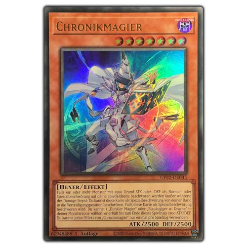 GFP2-DE045 - Chronikmagier - Ultra Rare - Yugioh - mit Kartenvermittler Toploader von Kartenvermittler