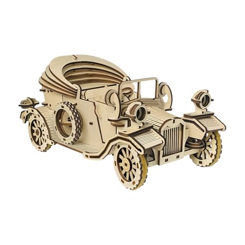 Auto aus Holz für Erwachsene | Bausatz Modell Auto Vintage – Sammlerpuzzle für Geburtstag Weihnachten Partys Halloween Auto aus Holz für Erwachsene | Bausatz Modell Auto Vintage – Sammlerpuzzle für Geburtstag Weihnachten Partys Halloween von Kasmole