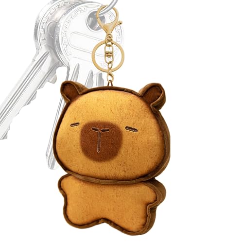 Capybara Stofftiere, Capybara Plüschpuppe | Cartoon Toast Capybara Stuffed Decor - Schönes Aussehen Plüsch Tierspielzeug für Kinderzimmer, Auto, Schlafzimmer, Couch, Wohnzimmer von Kasmole