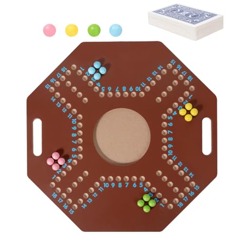 Holzbrett-Perlenspiel,Perlen-Schach-Brettspiel - Klappbares Tischstrategiespiel aus Holz | Logikspiel für Kinder ab 3 Jahren, Reisebrettspiele für Spieleabende, Lernspielzeug von Kasmole