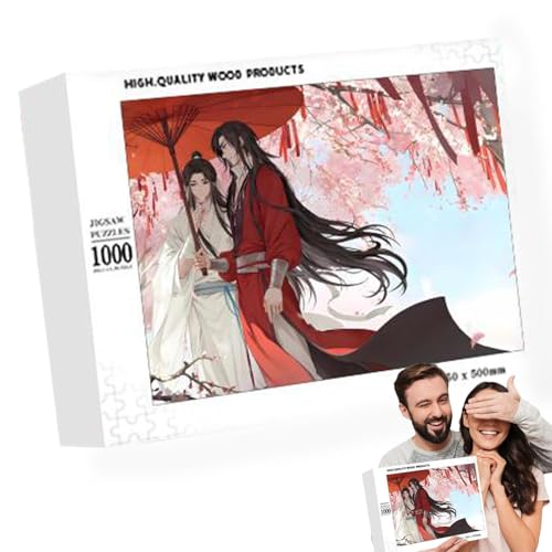 Holzpuzzles für Erwachsene,Holzpuzzles - Herausfordernde Anime-Peripherie-Puzzles | 1000X Puzzles, Denksportaufgaben, Familienrätsel für Frauen und Männer von Kasmole