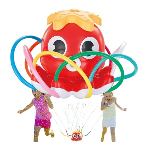 Kasmole Hinterhof-Wasserspielzeug, Wassersprühspielzeug für Kleinkinder | Octopus Creative Water Spray Toys & Play Sprinkler | Unterhaltsame Outdoor-Aktivitäten, sicheres Wassersprinkler-Spielzeug für von Kasmole