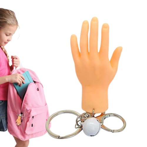 Miniatur-Handspielzeug, Mini-Schlüsselanhänger mit winzigen Fingerhänden, Sichere Flexible realistische Fingerpuppen, Lustiges, langlebiges Handspielzeug für Puppentheater, Katzeninteraktion, von Kasmole