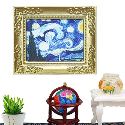 Miniaturbilder für | 1:12 Art Painting Modell | Fotorahmen in antiken Goldrahmen für Fairy Garden Miniaturbilder für | 1:12 Art Painting Modell | Fotorahmen in antiken Goldrahmen für Fairy Garden von Kasmole