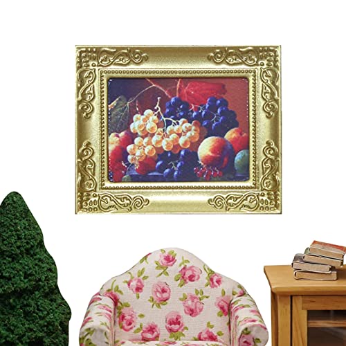 Miniaturhaus – Zubehör Dekoration Haus 1:12 | Antikes Rahmenhaus Dekoration Simulation Malerei Zubehör Modell Öl Miniaturhaus – Zubehör Dekoration Haus 1:12 | Antikes Rahmenhaus Dekoration Simulation Malerei Zubehör Modell Öl von Kasmole