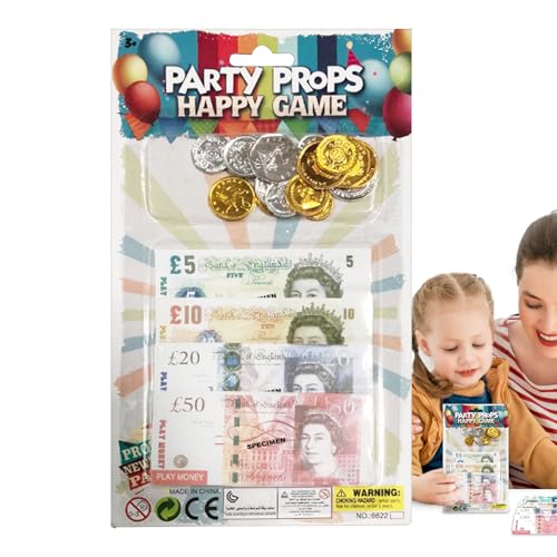 Spielgeld Requisite, Kinder Bankspiel, Kinder Rollenspiel Zubehör für Schule Hausunterricht Klassenzimmer Geburtstag Reisen Fotografie Zuhause Spielgeld Requisite, Kinder Bankspiel, Kinder Rollenspiel Zubehör für Schule Hausunterricht Klassenzimmer Geburtstag Reisen Fotografie Zuhause von Kasmole