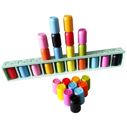 Zuordnungsspiel | Spielzeug Zum Farben Lernen Mit Flaschen - Knobelspiel Für Farbzuordnung Für Spielgruppe, Schule, Zuhause, Reise, Camping, Party, Kindergarten Zuordnungsspiel | Spielzeug Zum Farben Lernen Mit Flaschen - Knobelspiel Für Farbzuordnung Für Spielgruppe, Schule, Zuhause, Reise, Camping, Party, Kindergarten von Kasmole