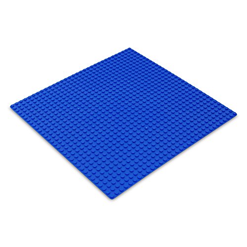 Katara 1672 - Platte Bauplatte 100% Kompatibel Lego, Sluban, Papimax, Q-Bricks, 25,5cm x 25,5cm / 32x32 Pins, Blau von Katara
