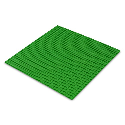 Katara 1672 - Platte Bauplatte 100% Kompatibel Lego, Sluban, Papimax, Q-Bricks, 25,5cm x 25,5cm / 32x32 Pins, Grün von Katara